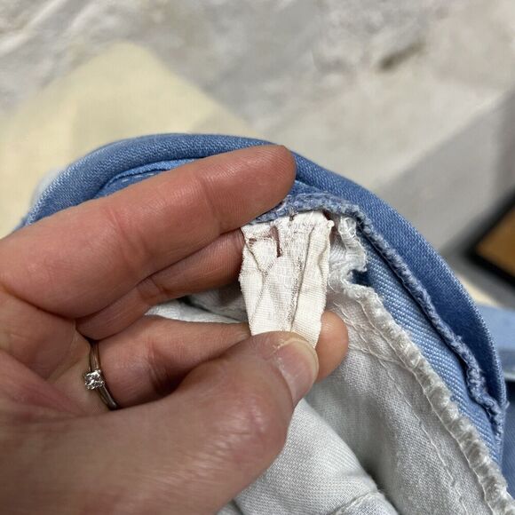 Vintage 70s 80s Haggar Distressed Faded Jeans Mens Size 36x29 Made In USA - Picture 13 of 13